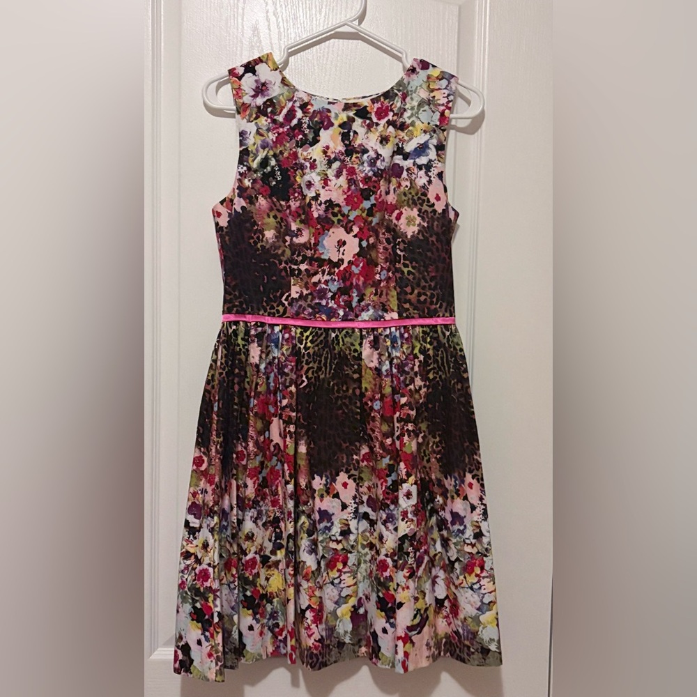 RED Valentino Fit and Flare Sleeveless Dress- size L runs small